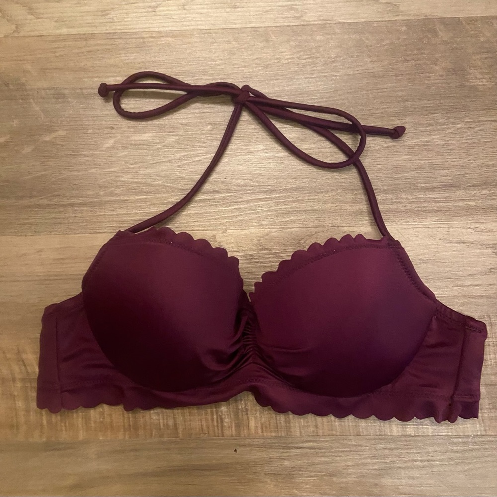 Victoria’s Secret 34A Wine colored bikini top